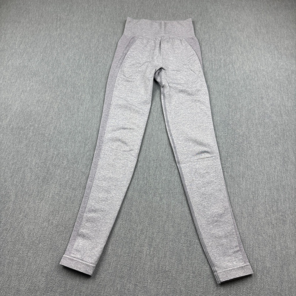 Gymshark Leggings Women XS Gray Flex High Waisted Athletic Yoga Workout Training